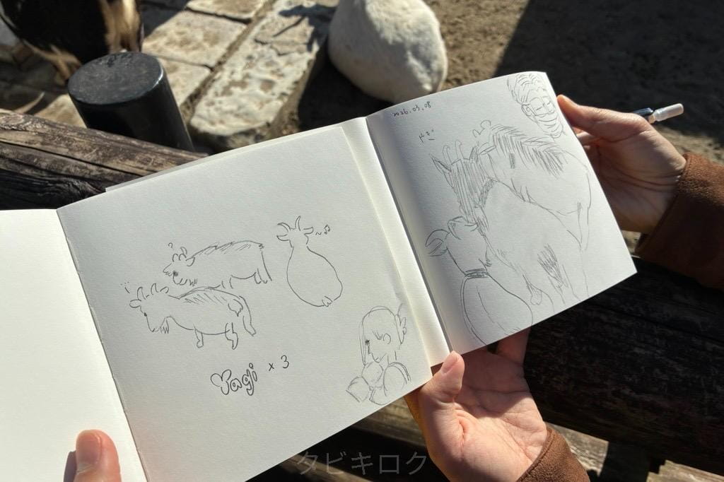 ヤギ絵